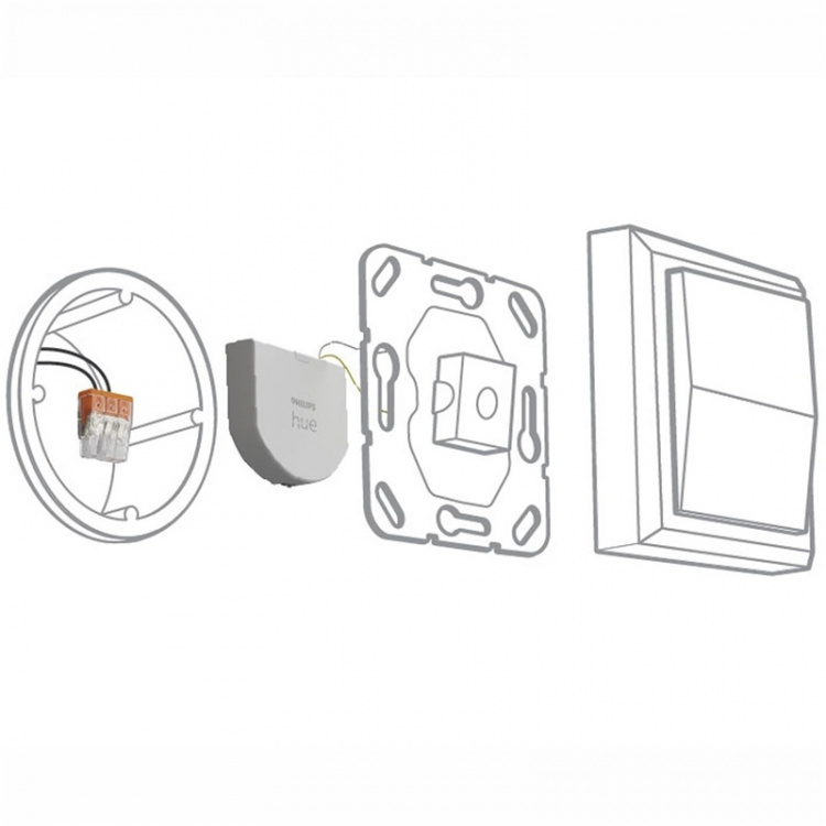 Philips Hue Wall brytermodul 2-pakning Philips Hue Wall brytermodul 2-pakning