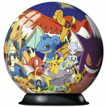 Ravensburger 3D-puslespill Ball Pokémon 72p Ravensburger 3D-puslespill Ball Pokémon 72p