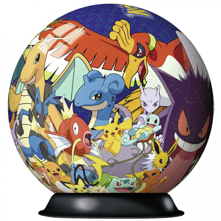 Ravensburger 3D-puslespill Ball Pokémon 72p Ravensburger 3D-puslespill Ball Pokémon 72p