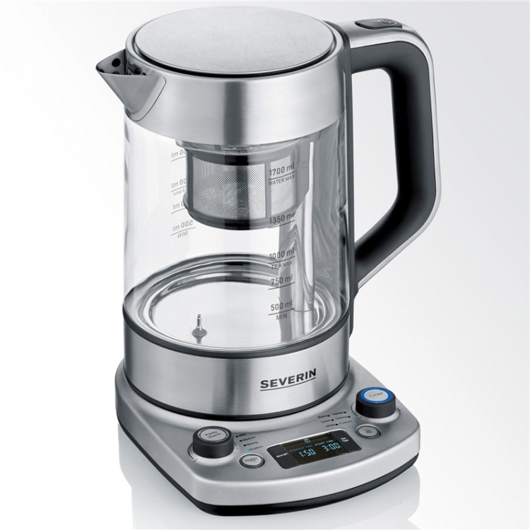 Severin Te / Vannkoker med løft, glass WK3422