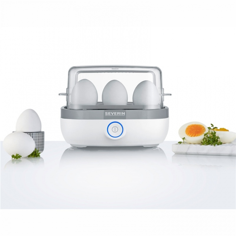 Severin Eggkoker 6 egg hvit LED & lyd hvit EK3164 Severin Eggkoker 6 egg hvit LED & lyd hvit EK3164