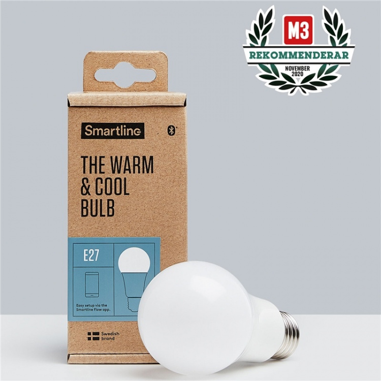 Smartline Smart LED-lampe E27 med forskjellig lys Bluetooth