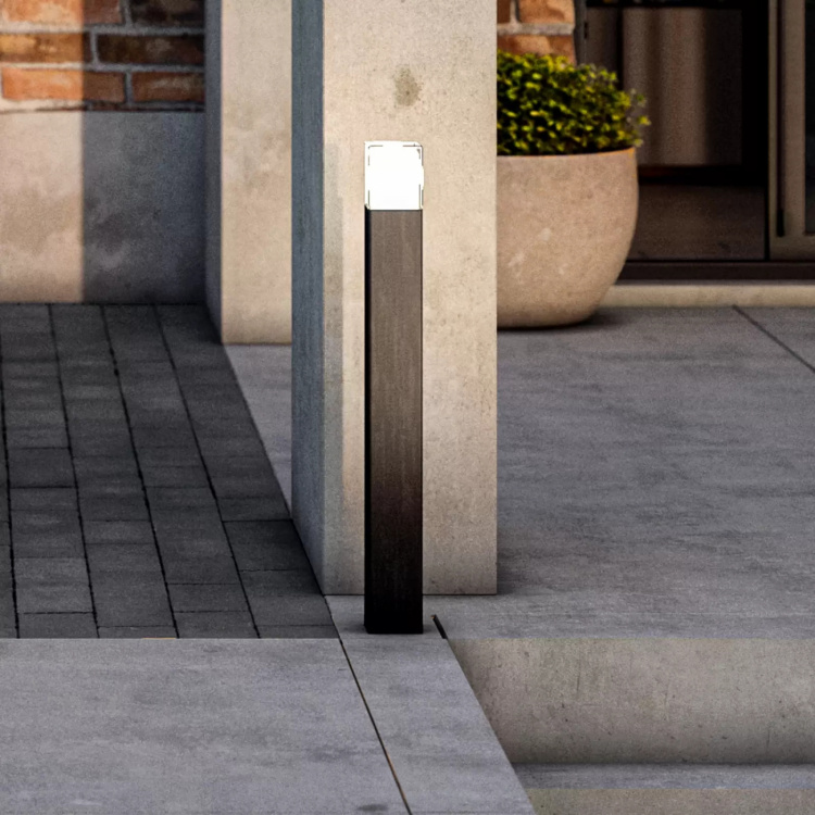 Smartwares Pullerten Large 80cm LED Aluminium Svart