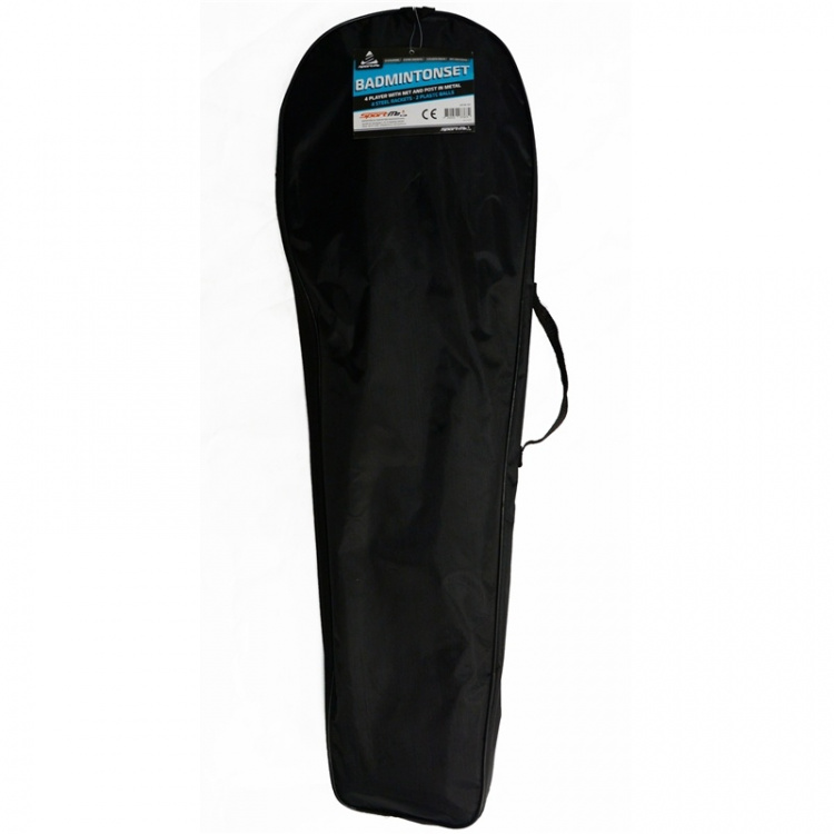 SportMe Badmintonsett for 4 spillere med nett