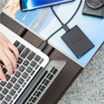 Transcend Bærbar SSD ESD270C USB-C 1 TB (R520/W460) Svart