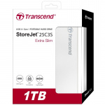 Transcend Bærbar harddisk StoreJet 25C3S 2,5