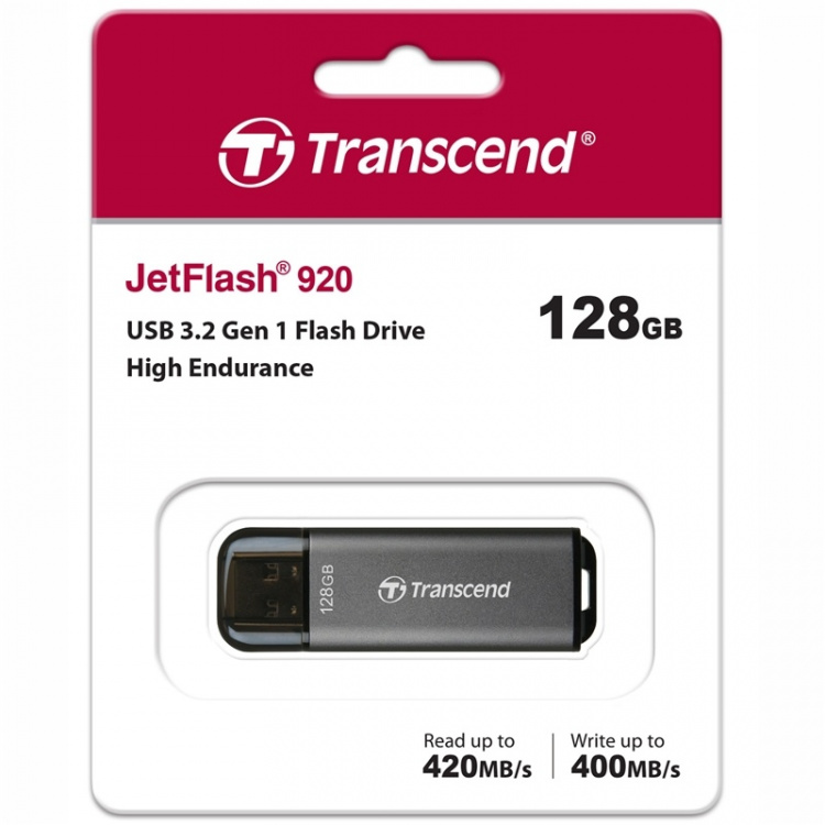 Transcend USB-minnepinne JF930C 2-i-1 (USB3.2/USB-C) 128 GB