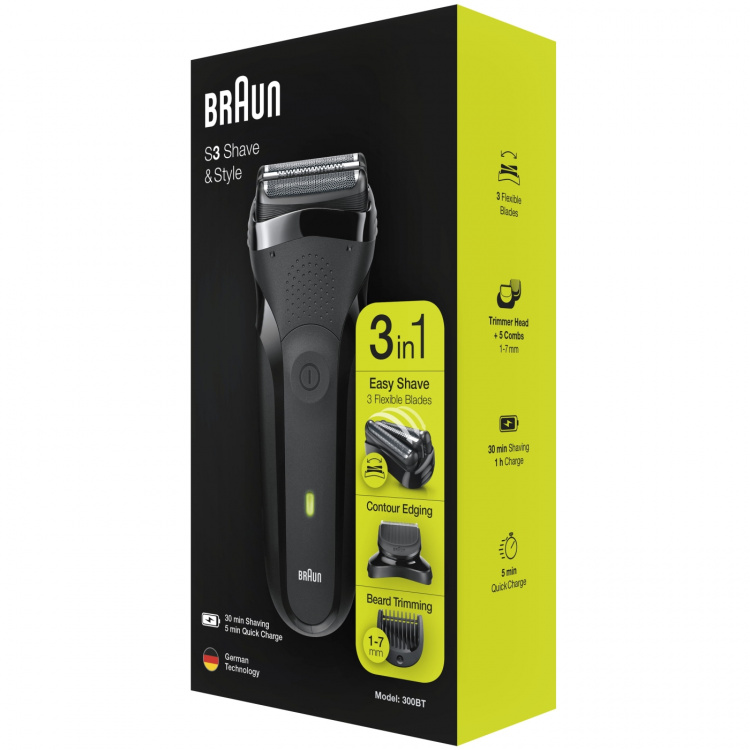 Braun Series 3 Shave&Style 300BT barbermaskin