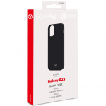 Celly Cromo Soft gummideksel Galaxy A23 Svart
