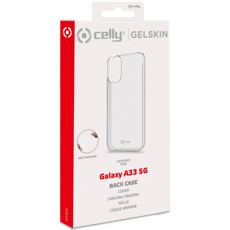 Celly Gelskin TPU-deksel Galaxy A33 5G/Enterprise ed