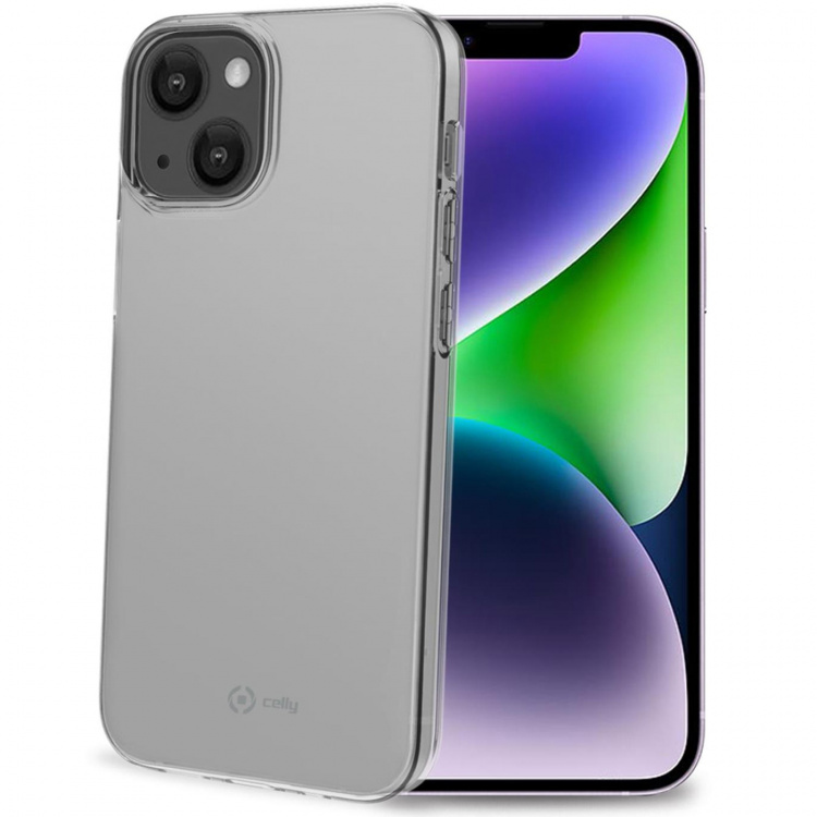 Celly Gelskin TPU-deksel iPhone 14 Plus Transparent