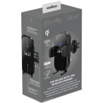 Celly Mobilholder med trådløs lading 15W autorelease