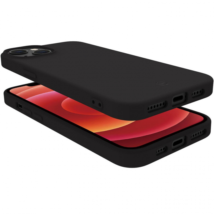 Celly Planet Mykt TPU-deksel GRS iPhone 14 Plus Svart