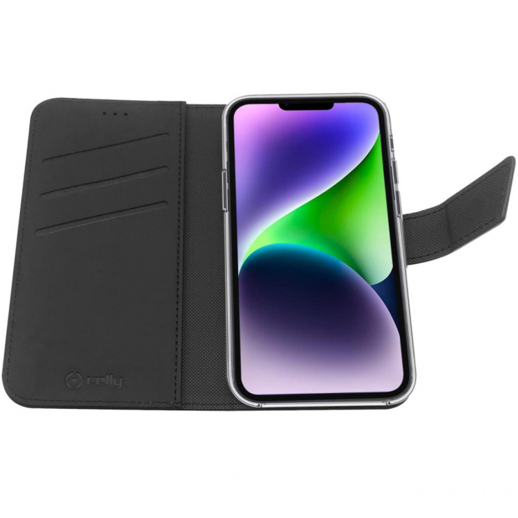 Celly Lommebokveske iPhone 14 Plus Svart