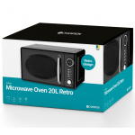 Champion Mikrobølgeovn Retro 20L 700W MW025 Svart Champion Mikrobølgeovn Retro 20L 700W MW025 Svart
