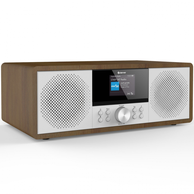 Denver Musikkanlegg Wood CD/Internettradio AUX