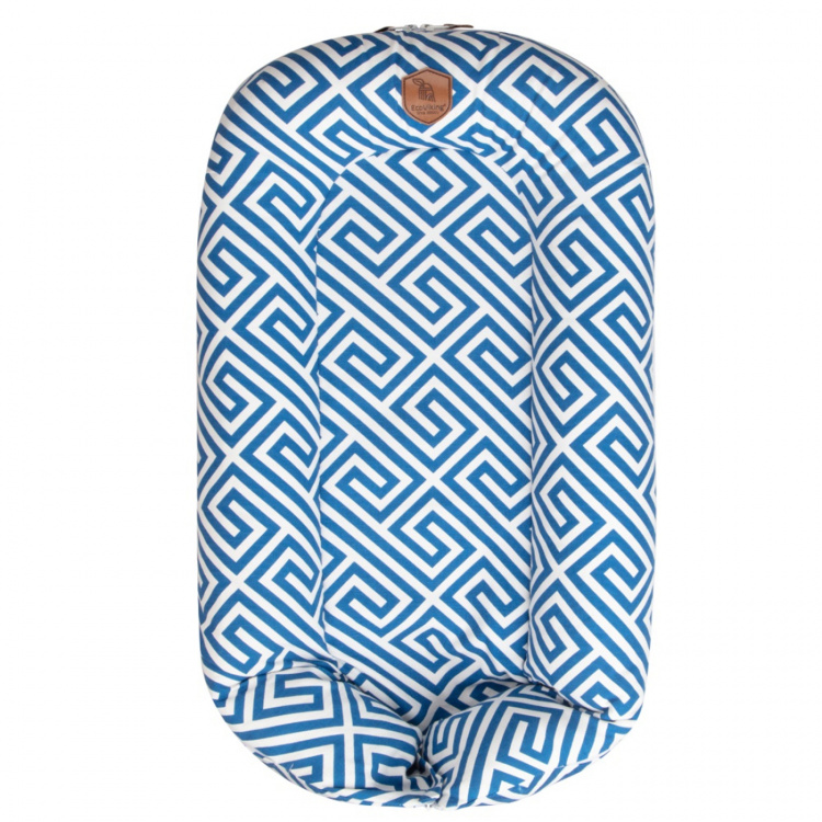 EcoViking Trekk til babyseng Ancient Blue