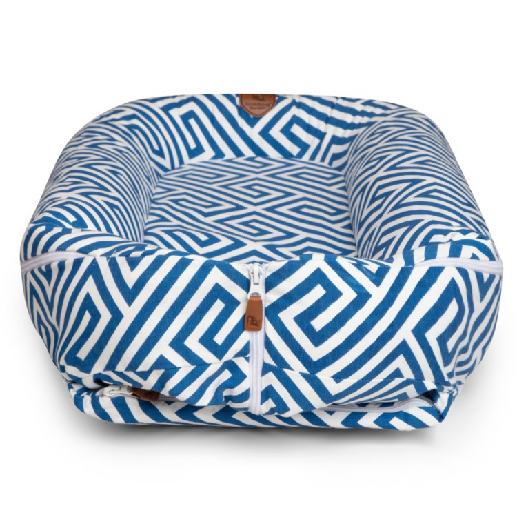 EcoViking Trekk til babyseng Ancient Blue