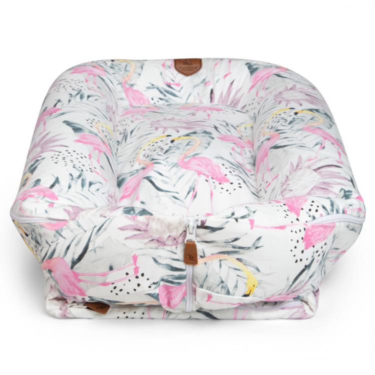 EcoViking Trekk til babysenger Flamingo Dreams