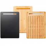 Fiskars Skjærebrett i bambus, 3 deler FF