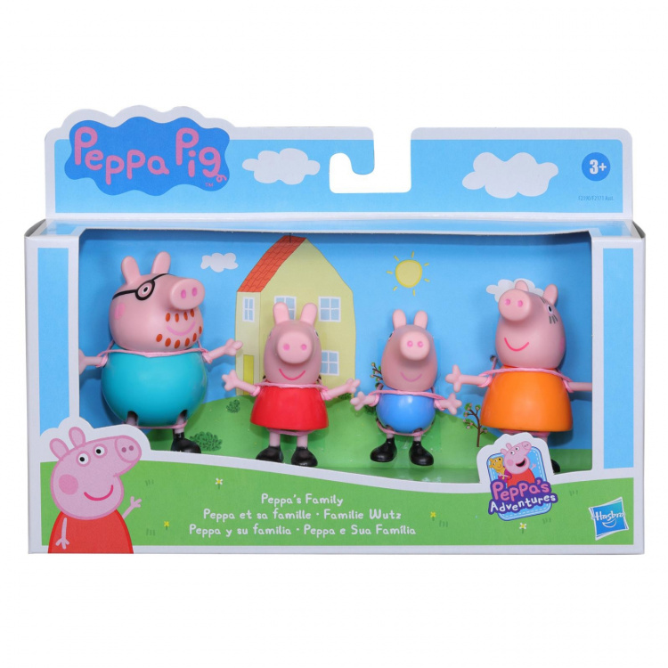 Hasbro Peppa Pig Peppas familie 4-pakke