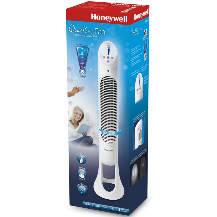 Honeywell Tårnvifte med stille oscillerende HYF260E4
