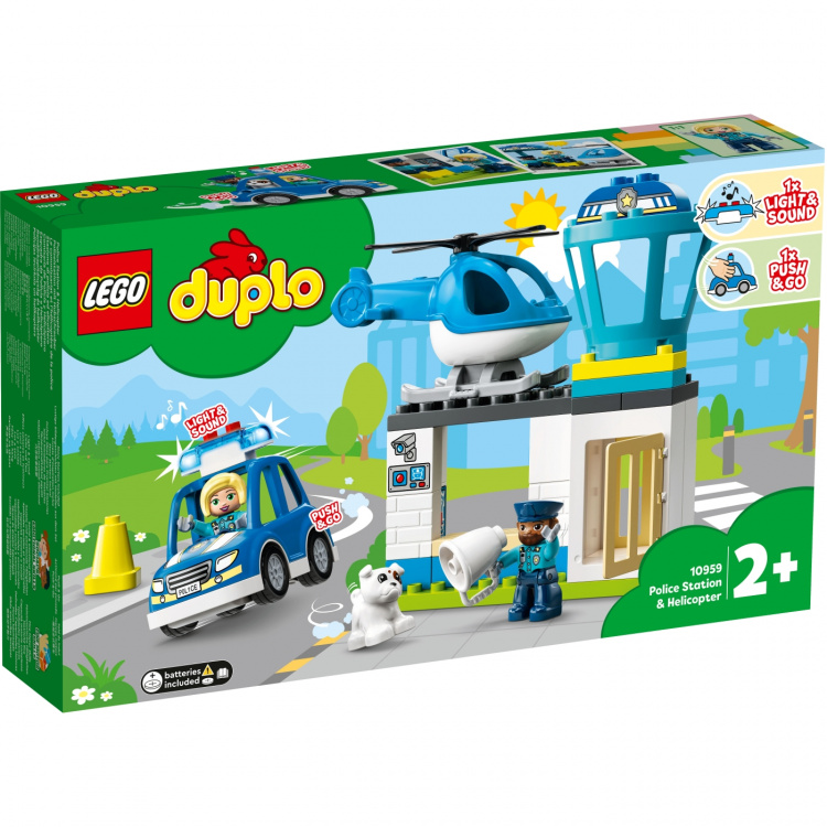 Lego Duplo - Politistasjon og helikopter 10959