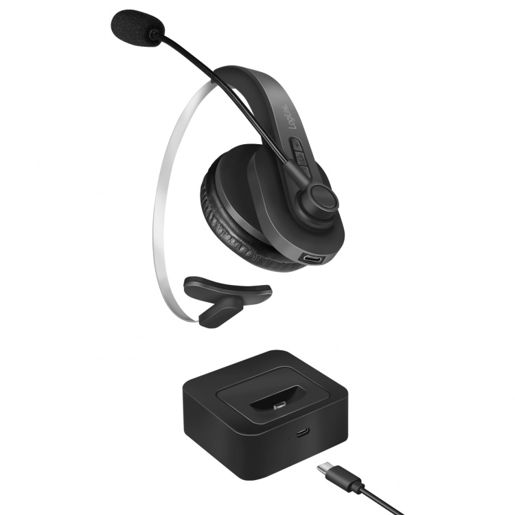 LogiLink Bluetooth Mono-headset med ladestativ LogiLink Bluetooth Mono-headset med ladestativ
