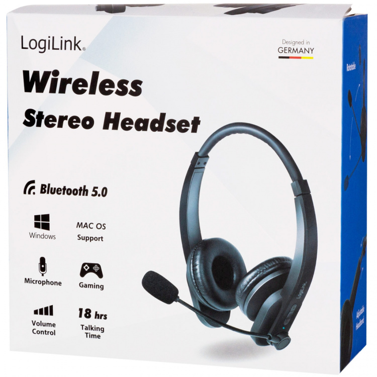 LogiLink Bluetooth-stereoheadset LogiLink Bluetooth-stereoheadset