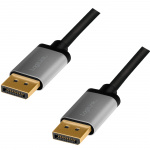 LogiLink DisplayPort-kabel 4K/60 Hz, aluminium, 2 m