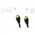 LogiLink HDMI-kabel Premium høyhastighets 4K/60 Hz, 1 m LogiLink HDMI-kabel Premium høyhastighets 4K/60 Hz, 1 m
