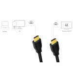 LogiLink HDMI-kabel Premium høyhastighets 4K/60 Hz, 5 m LogiLink HDMI-kabel Premium høyhastighets 4K/60 Hz, 5 m