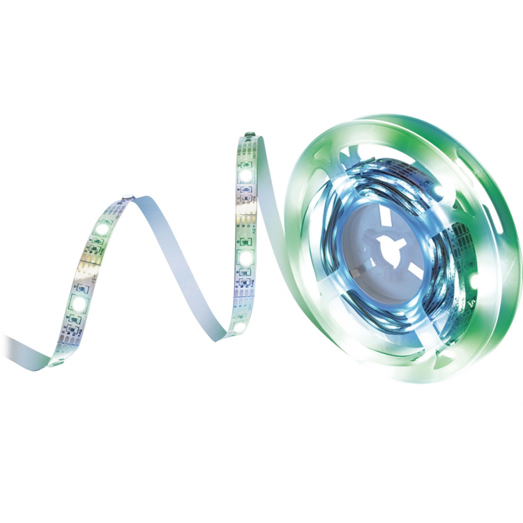 LogiLink RGB LED-stripe med fjernkontroll. 3 meter lang LogiLink RGB LED-stripe med fjernkontroll. 3 meter lang