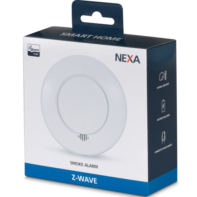 Nexa ZSD-109 Z-Wave trådløs optisk røykvarsler