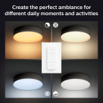 Philips Hue Enrave S taklampe hvit Ambiance svart