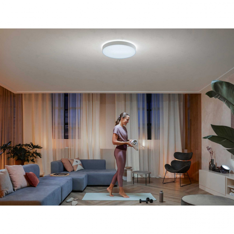 Philips Hue Enrave taklampe XL 55,1 cm hvit Ambiance White