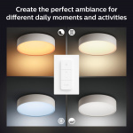 Philips Hue Enrave taklampe XL 55,1 cm hvit Ambiance White