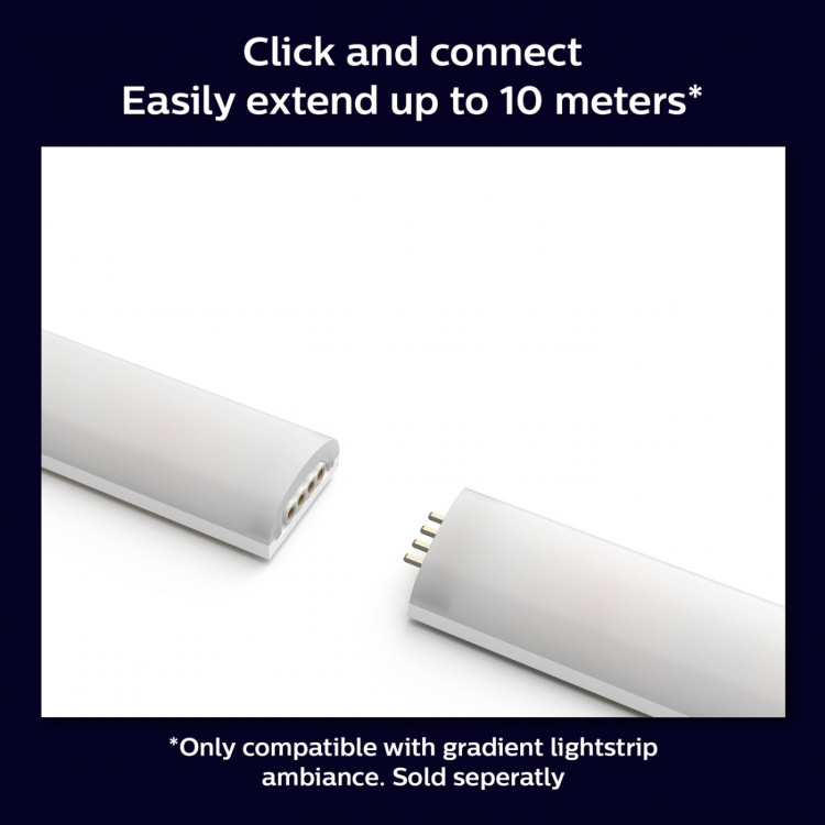 Philips Hue Gradient Lightstrip White/Colour Extension Philips Hue Gradient Lightstrip White/Colour Extension