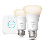 Philips Hue Hvitt startsett 2 x E27 Philips Hue Hvitt startsett 2 x E27