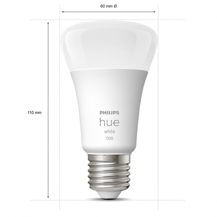 Philips Hue Hvitt startsett 2 x E27 Philips Hue Hvitt startsett 2 x E27