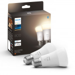 Philips Hue White A60 E27 2-pakning