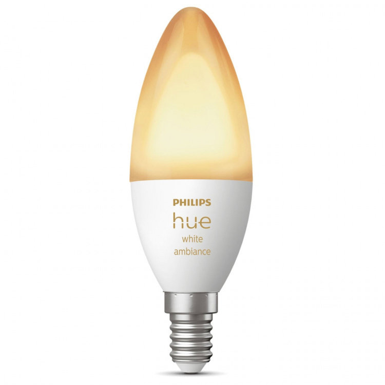 Philips Hue White Ambiance E14 lysekrone 1-pk