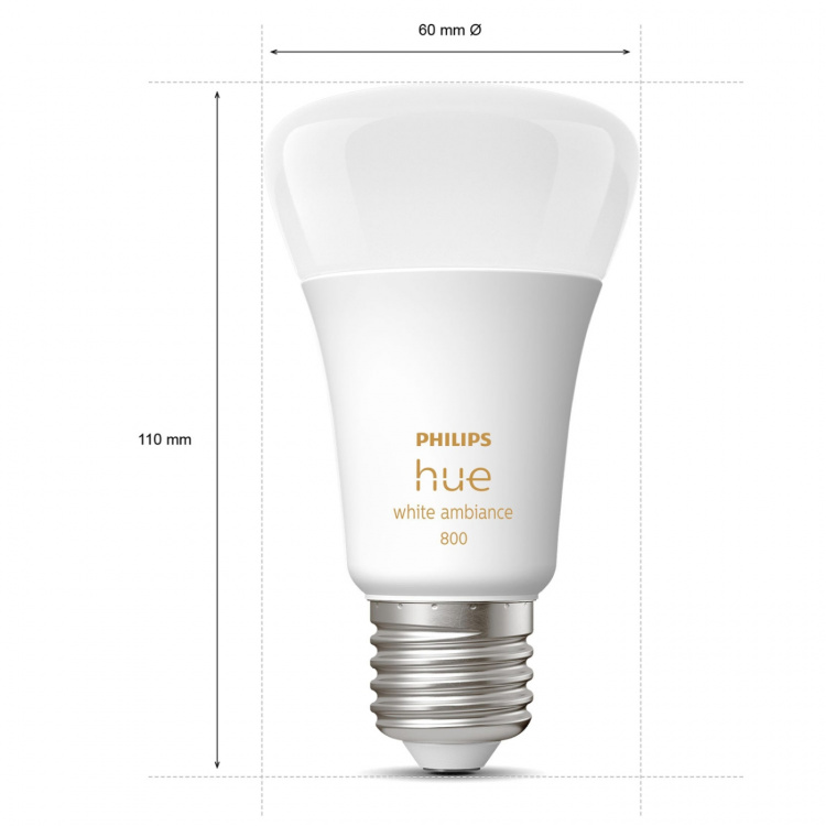Philips Hue Hue White Ambiance E27 4-pakning Philips Hue Hue White Ambiance E27 4-pakning