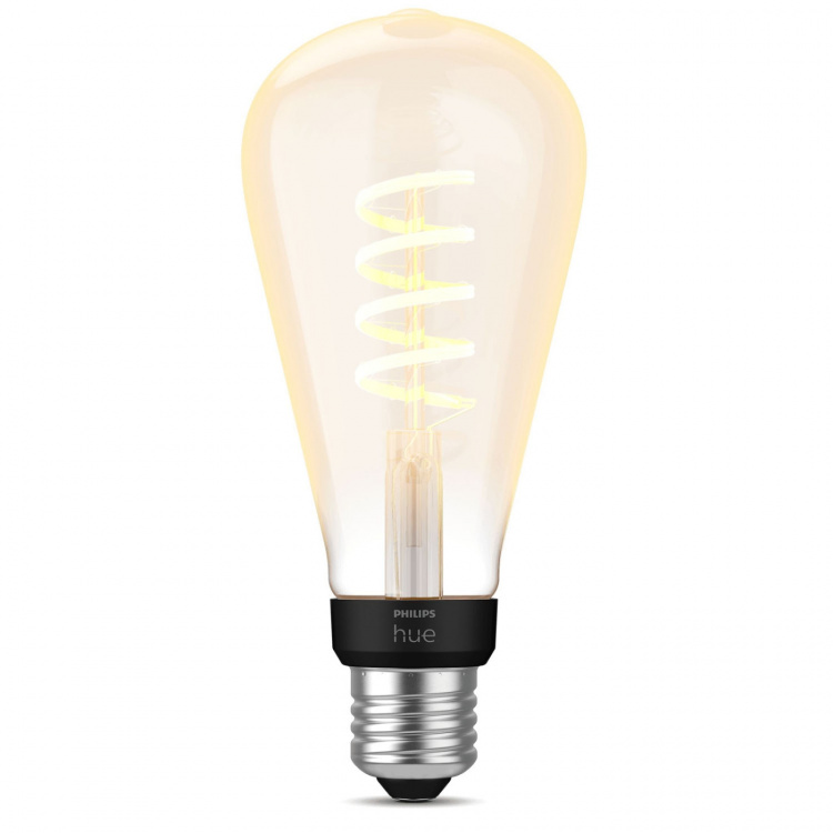 Philips Hue Hvit Ambiance Filament E27 ST72 Edison