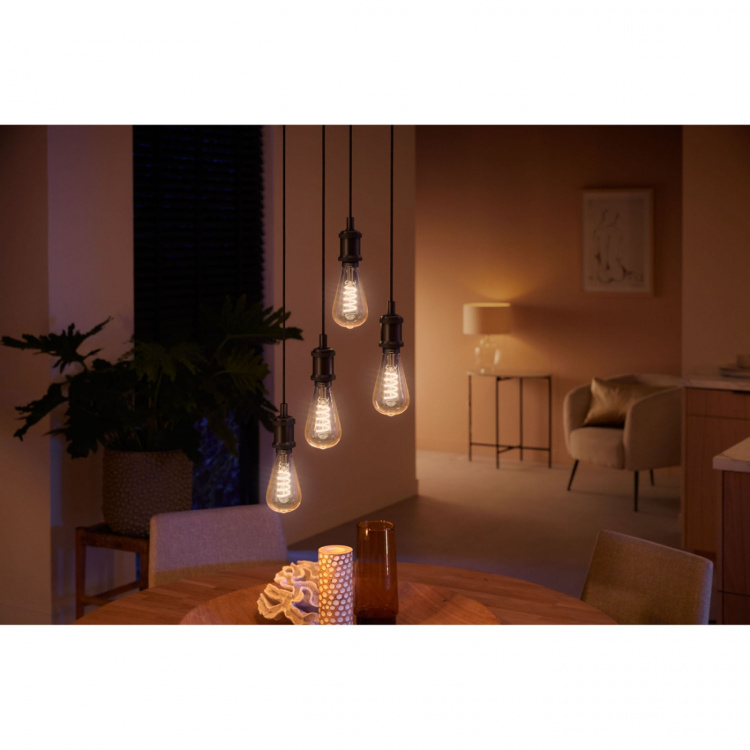 Philips Hue Hvit Ambiance Filament E27 ST72 Edison