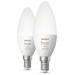 Philips Hue White Colour Ambiance E14 Crown 2-pakning