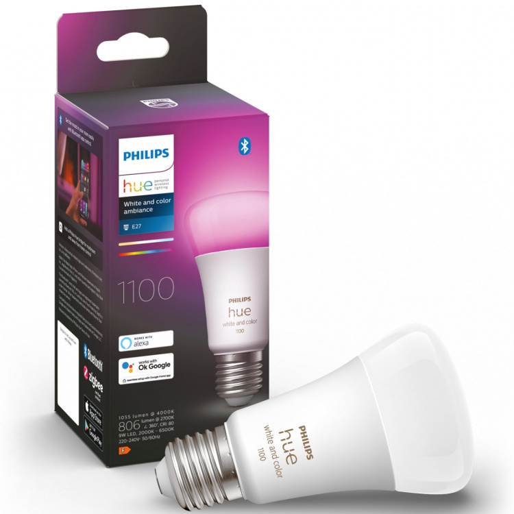 Philips Hue White Colour Ambiance E27 1100lm 1-pakning