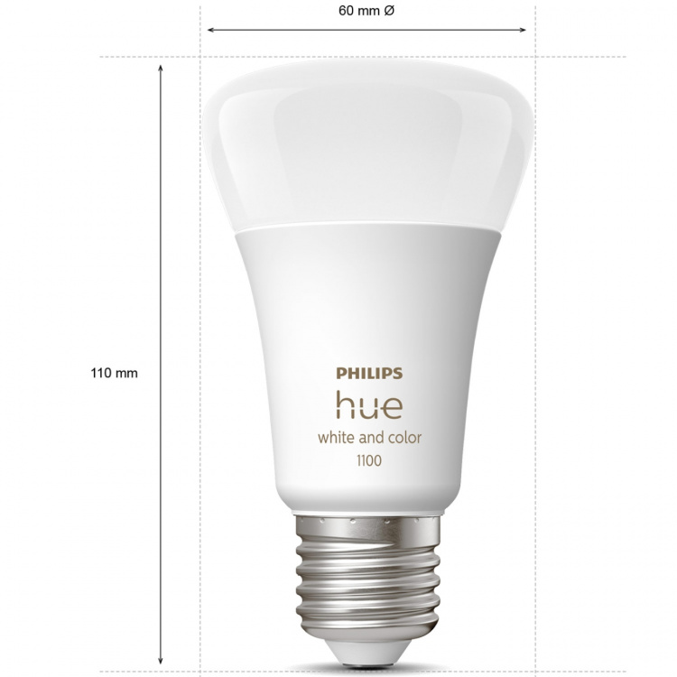 Philips Hue White Colour Ambiance E27 1100lm 1-pakning