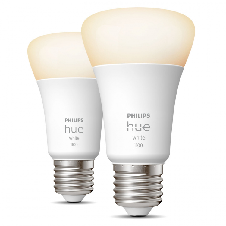 Philips Hue White E27 A60 1100lm 2-pk
