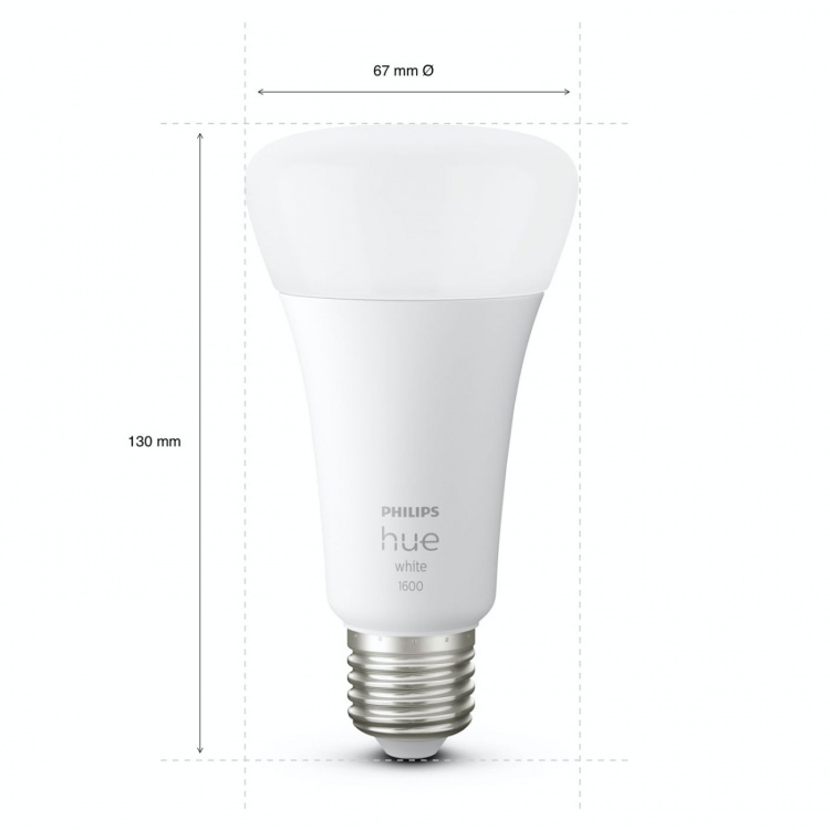 Philips Hue White E27 A67 1600lm 1-pk Philips Hue White E27 A67 1600lm 1-pk